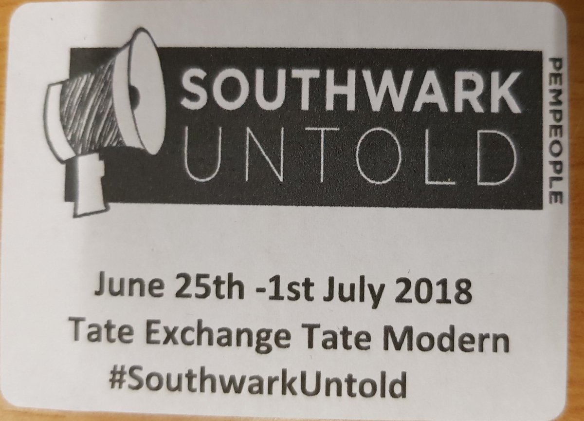 pempeople's tweet photo. Proud 2bworking with local ppl to put on this great event 2018
@TateExchange @TateCollectives @yeamattie @rinamushonga @NKIRUNKIRU @gguyofficial @Chisaraa @ @leannepero #nellgwynn #1oclockclubSE15 @inxsanixty #jayjayrevlon @LiveseyExchange
#SouthwarkPioneers #SouthwarkUntold https://t.co/iFWjYv4jPF