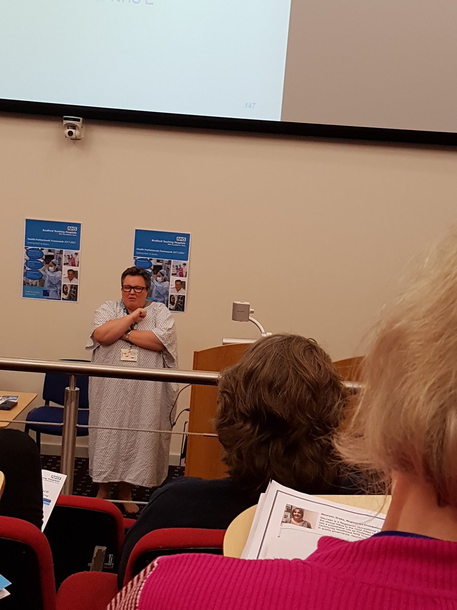 PaulineGarnett3's tweet photo. #beinspired2017
Our Chief Nurse Karen Dawber is truly authentic in her hospital gown - she is right everyone has unique contributions https://t.co/xN8Ocidcec