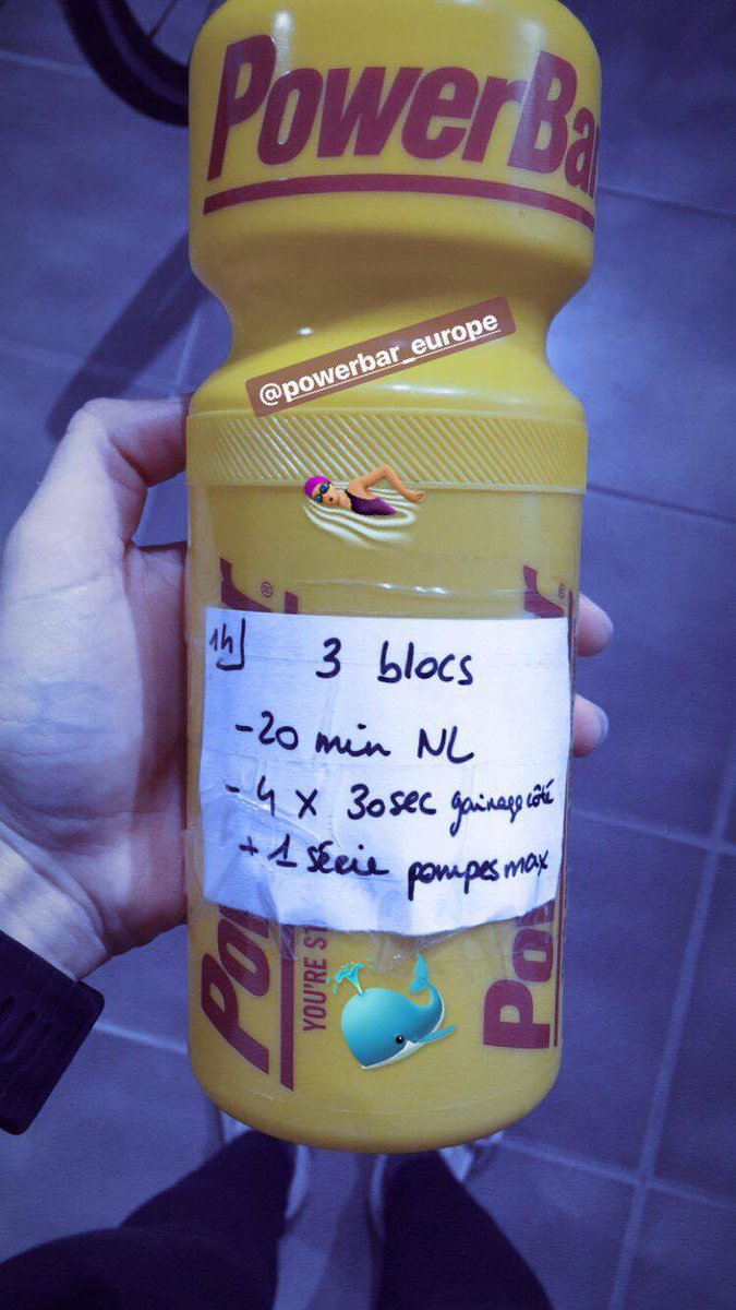 PowerBarFR's tweet photo. #training 
Bon entraînement @ConstanceMarle 💪
#swim #strongerthanyouthink https://t.co/L1kMyo5CBZ
