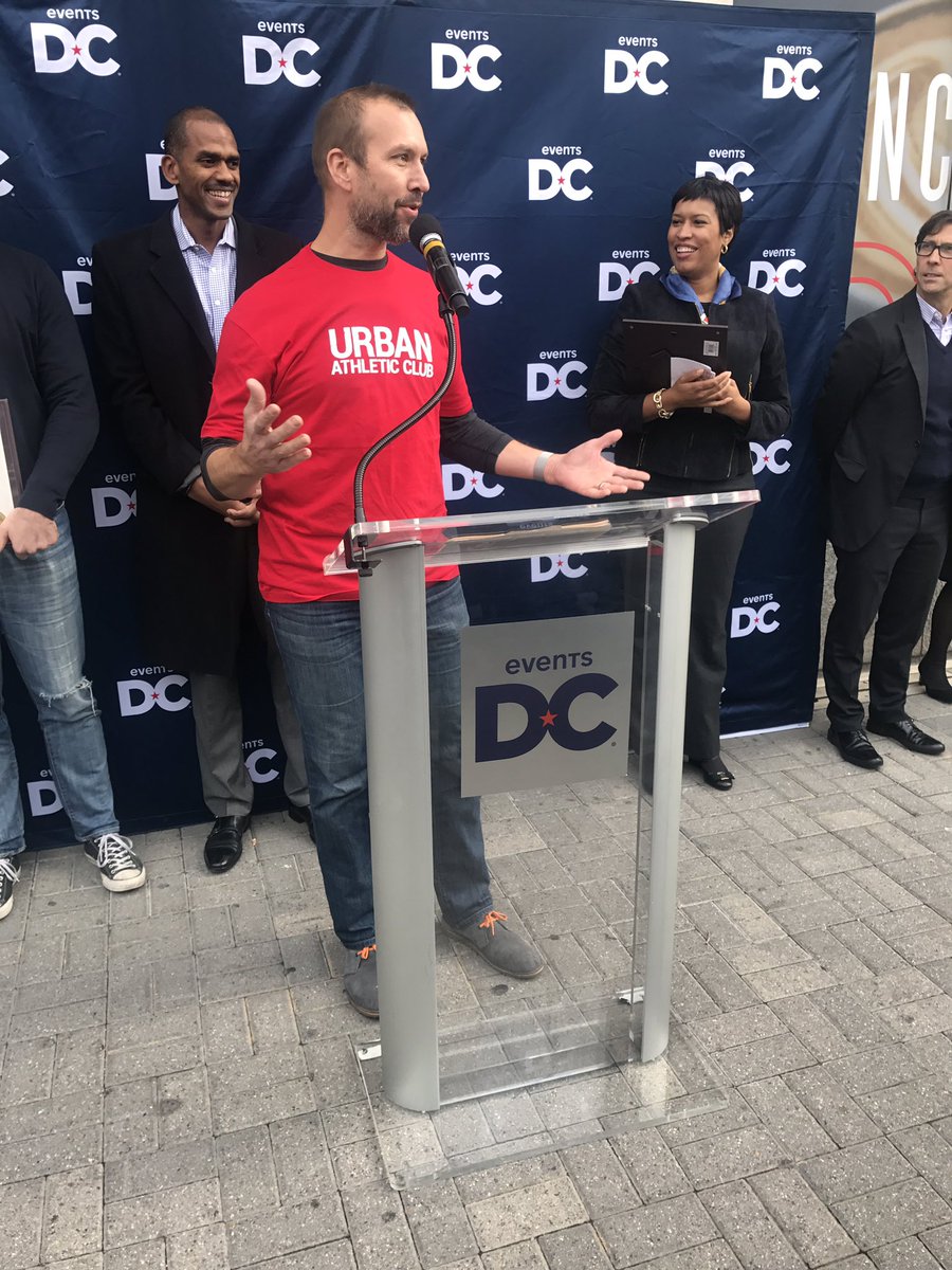 TheEventsDC's tweet image. @urbanathleticdc Graham King speaks on being in the neighborhood &amp;amp; bringing fitness to the food and bar retailers opening around the Center! #fitfun #DCmade