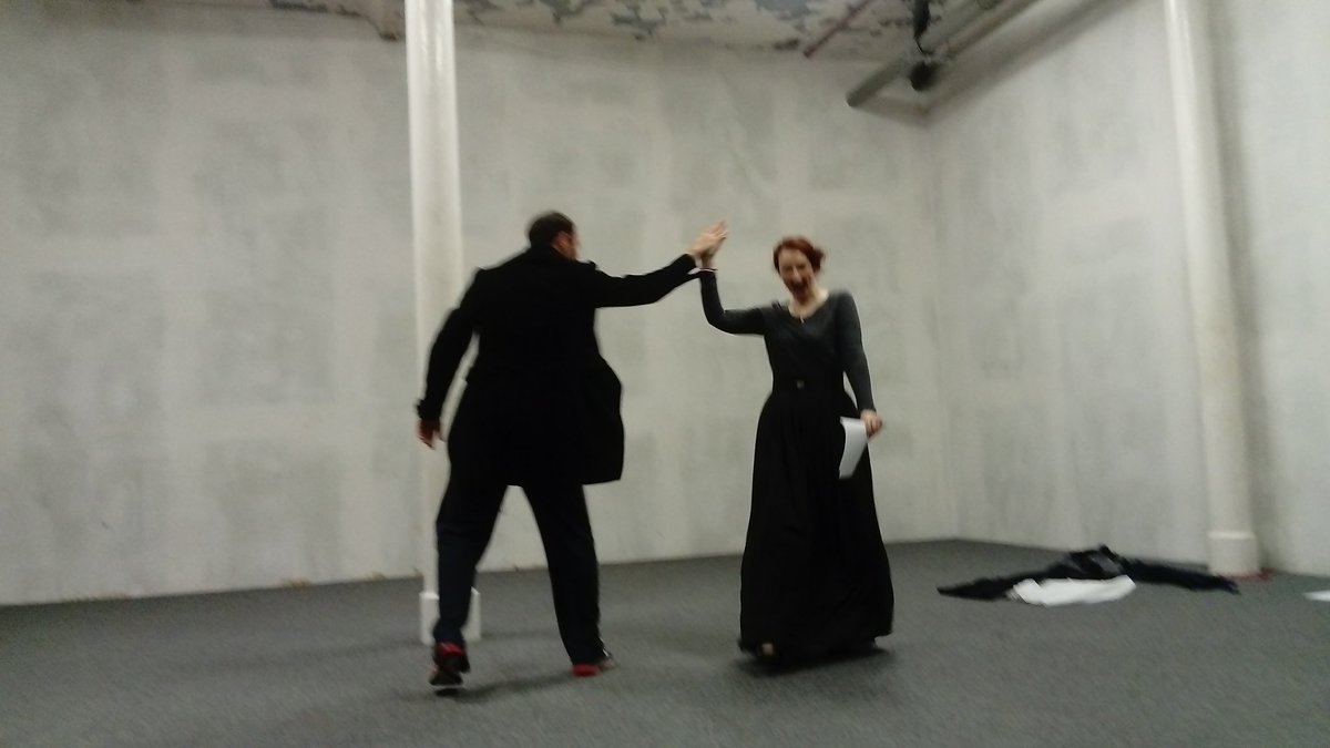 GaskellPRP2017's tweet photo. Our actors enjoying rehearsals today! Keep smashing it guys! Love, your very tired and very excited writer <3 xox https://t.co/2Fx5Tf42A1