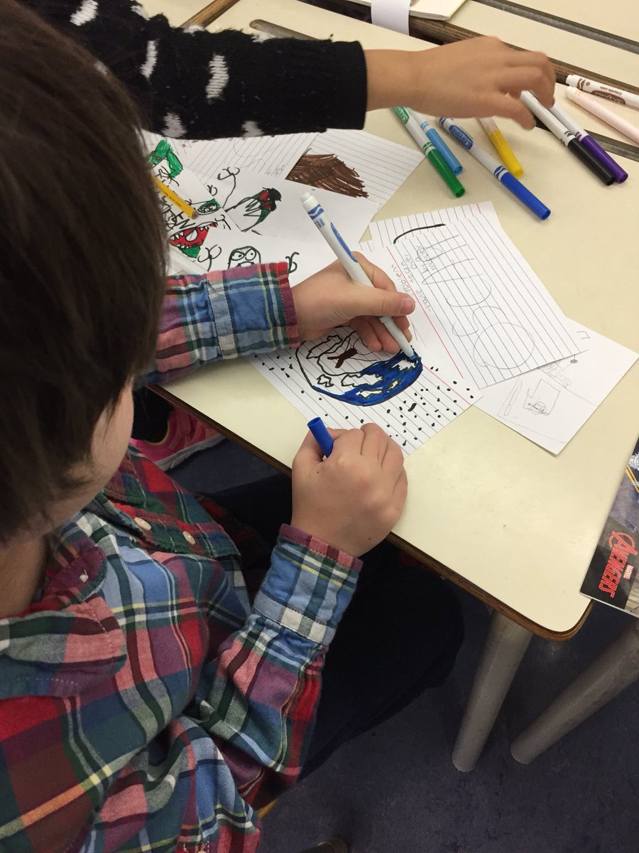 MrsCarmichael32's tweet photo. We are storyboaring. Ss really planning the order of their story and what they want to include! #HaysboroLovesLearning #littleauthors https://t.co/DHABRdUx0V