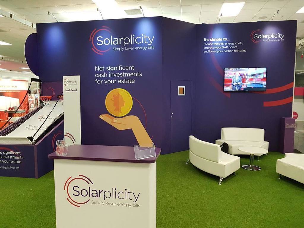 TeamExpos's tweet photo. Solarplicity at Homes 2017 #homes2017 @homesevent #solarplicity #olympia #expositionists #teamexpos #exhibition stand https://t.co/3fYtl4bDW1 https://t.co/s1292Ehwsk