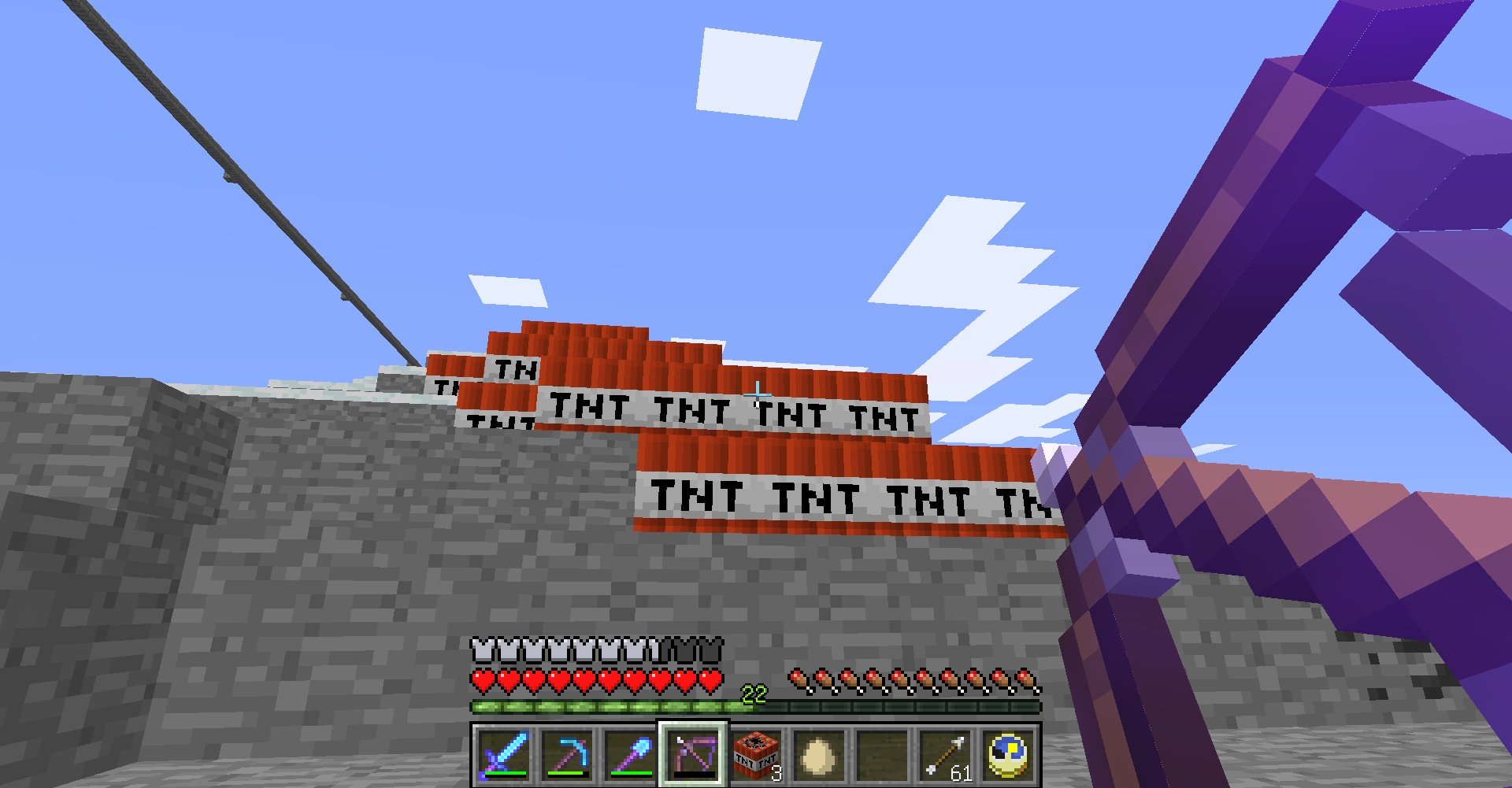 ট ইট র 姉妹のマイクラ生活 天空トラップで大量の火薬を入手したので ｔｎｔを作りフレイムの弓で危険な遊び 跡地にあった鶏肉は うん 犠牲者がでたのね 要反省 マイクラ マインクラフト Minecraft T Co Jdwhsp52kj ট ইট র