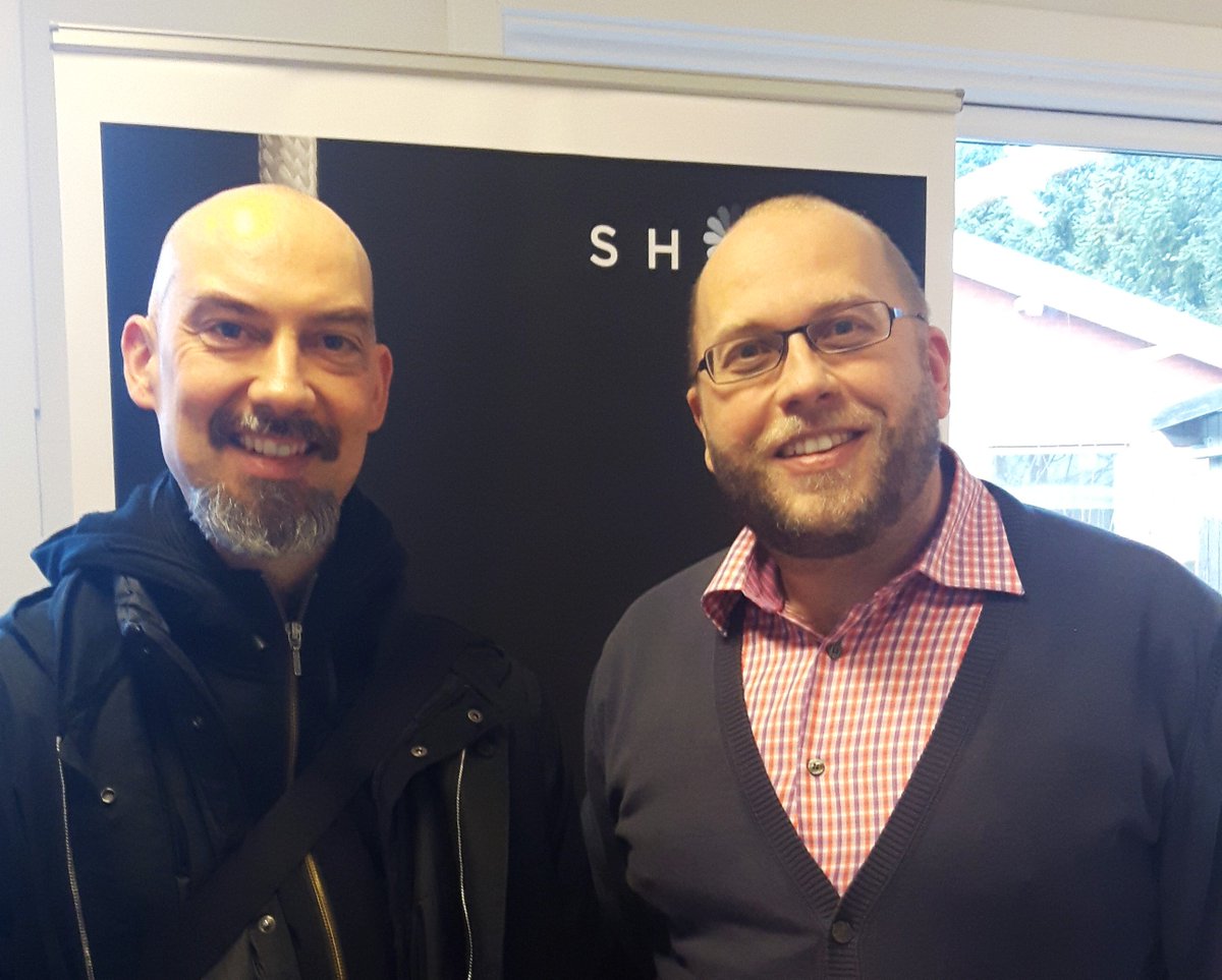 Yesterday, we were lucky enough to have former #Harddisken host and tech enthusiast, <a href="/4ND3RS/">Anders Høeg Nissen</a> by our office - A dream for our young #tech &amp; design start-up!