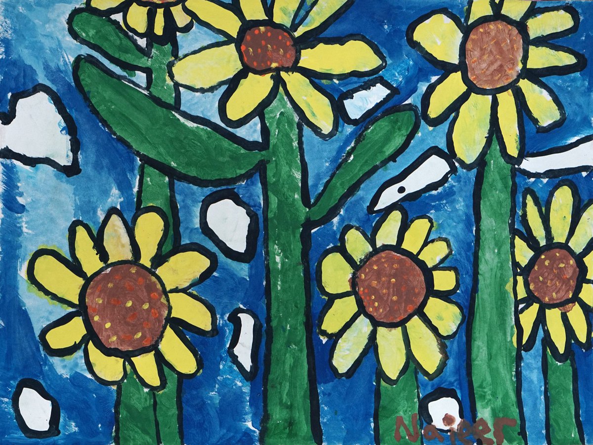 _danhabib's tweet photo. On Thanksgiving week, our team gives a special thank you to many. The #IntelligentLives Kickstarter campaign raised $35,104. This allows us to finish production &amp; work towards launching a Young Adult Engagement Campaign. 
With gratitude, we share "Sunflowers" by Naieer Shaheed. https://t.co/PSDJ4qgt4O