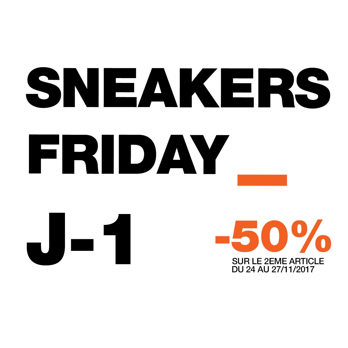 Soyez-prêts, le SNEAKERS FRIDAY démarre dès demain chez Courir ! #blackfriday