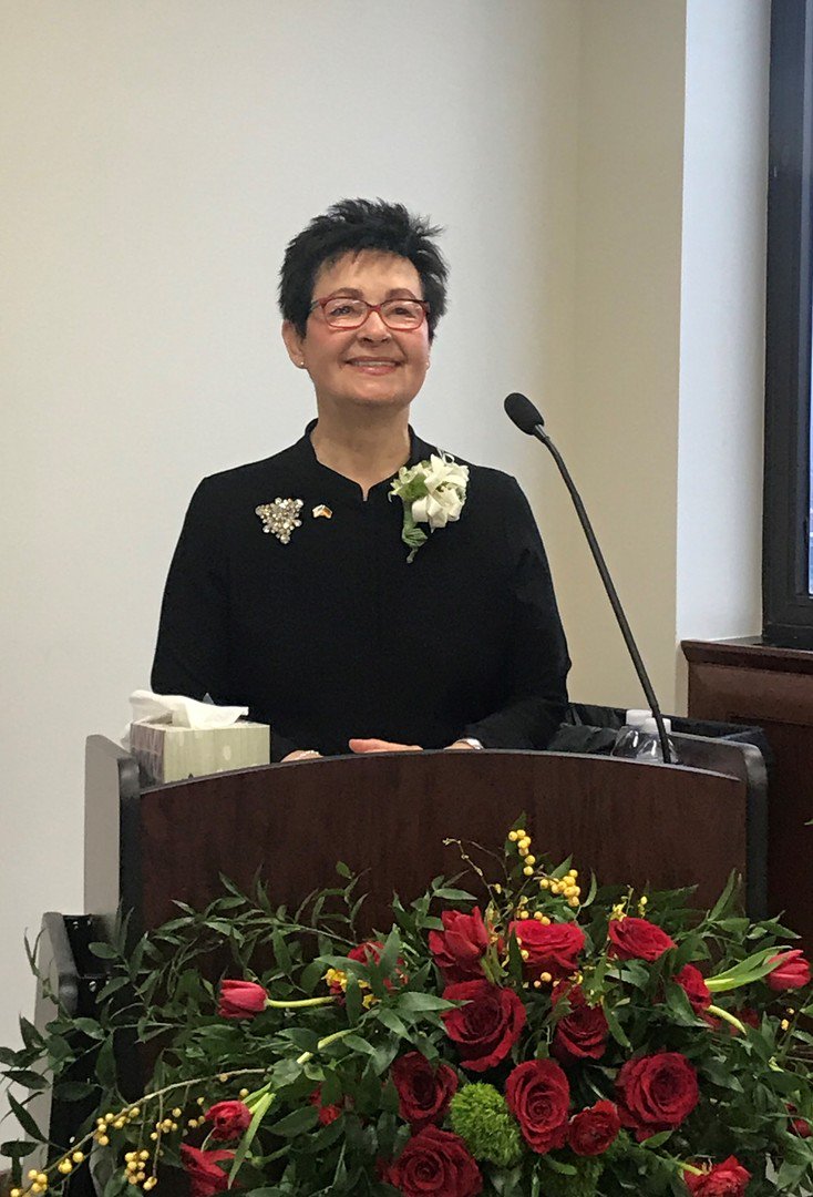 UchtdorfDF's tweet photo. In addition to my wife, Harriet, being the sunshine of my life, she is also a light to many other people. Yesterday I was overjoyed to see her receive the German-American Friendship Award. She is very deserving of this prestigious honor. https://t.co/iNQ2umJbVL