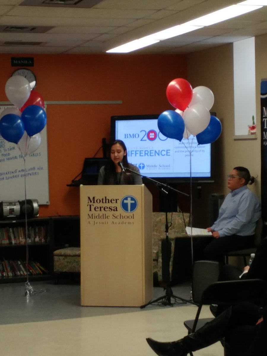 MTMSRegina's tweet photo. Former graduate of MTMS and current @lchsregina student telling her story. https://t.co/UM3GEf8P5J