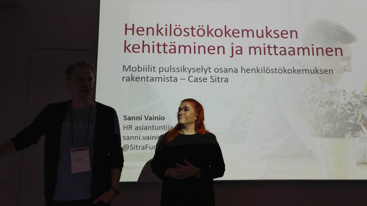 WikstromWiki's tweet photo. Sanni Vainio ja henkilöstölle muiden kehittäminen ja mittaaminen @SitraFund  #HRxhki https://t.co/TKSigX5DyK