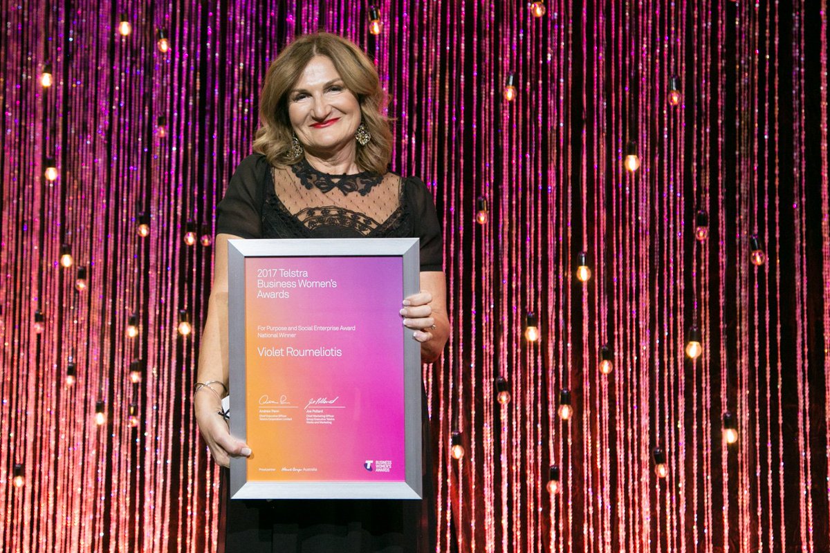womens_awards's tweet photo. Congratulations to four of our National #TelstraBizWomen winners, @CeoRoumeliotis, Prof @LeahBromfield, Jennifer Franceschi and @EliseApolloni. https://t.co/0hYTQogUVh
