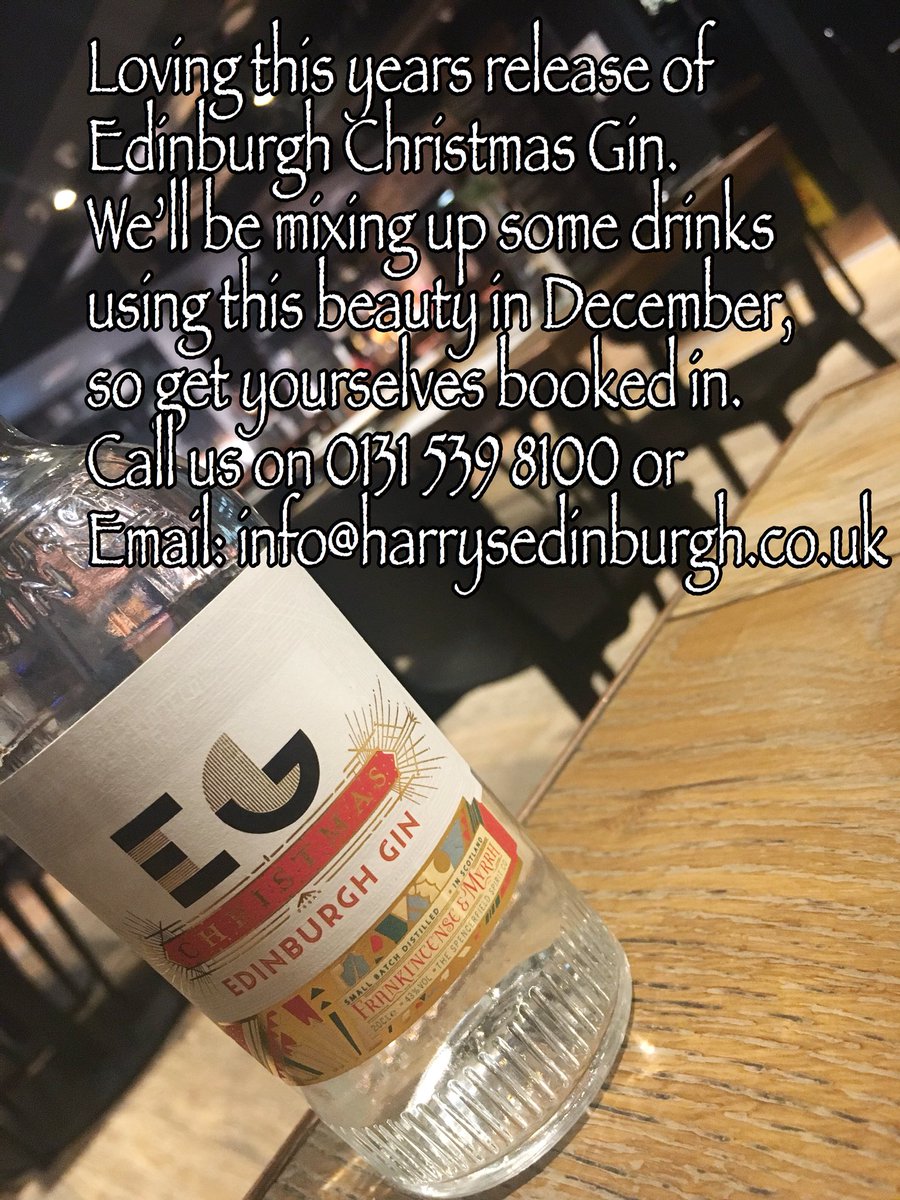There’s still time to book in for your #Christmas party this December. Give us a call or drop an email and let Harry’s take care of you.