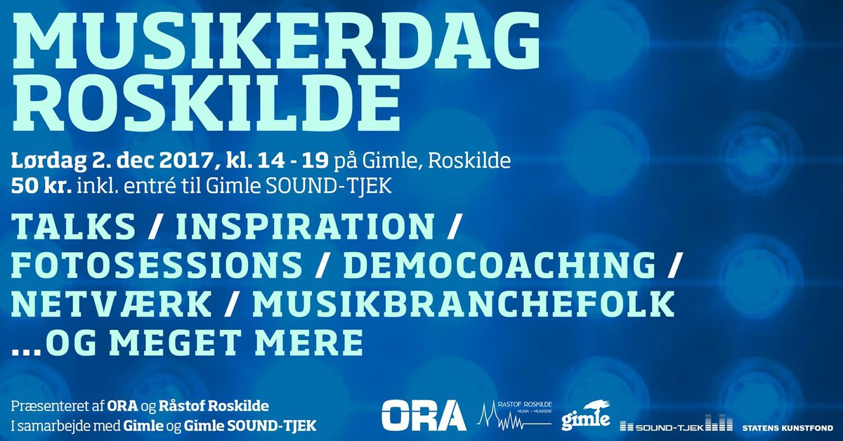GimleSOUNDTJEK's tweet photo. Kom til musikerdag på Gimle 2/12 i forbindelse med vores festival 👇🏼 https://t.co/DVcuOtvISr #musikertips #dkmusik https://t.co/Va7GDYCgNF