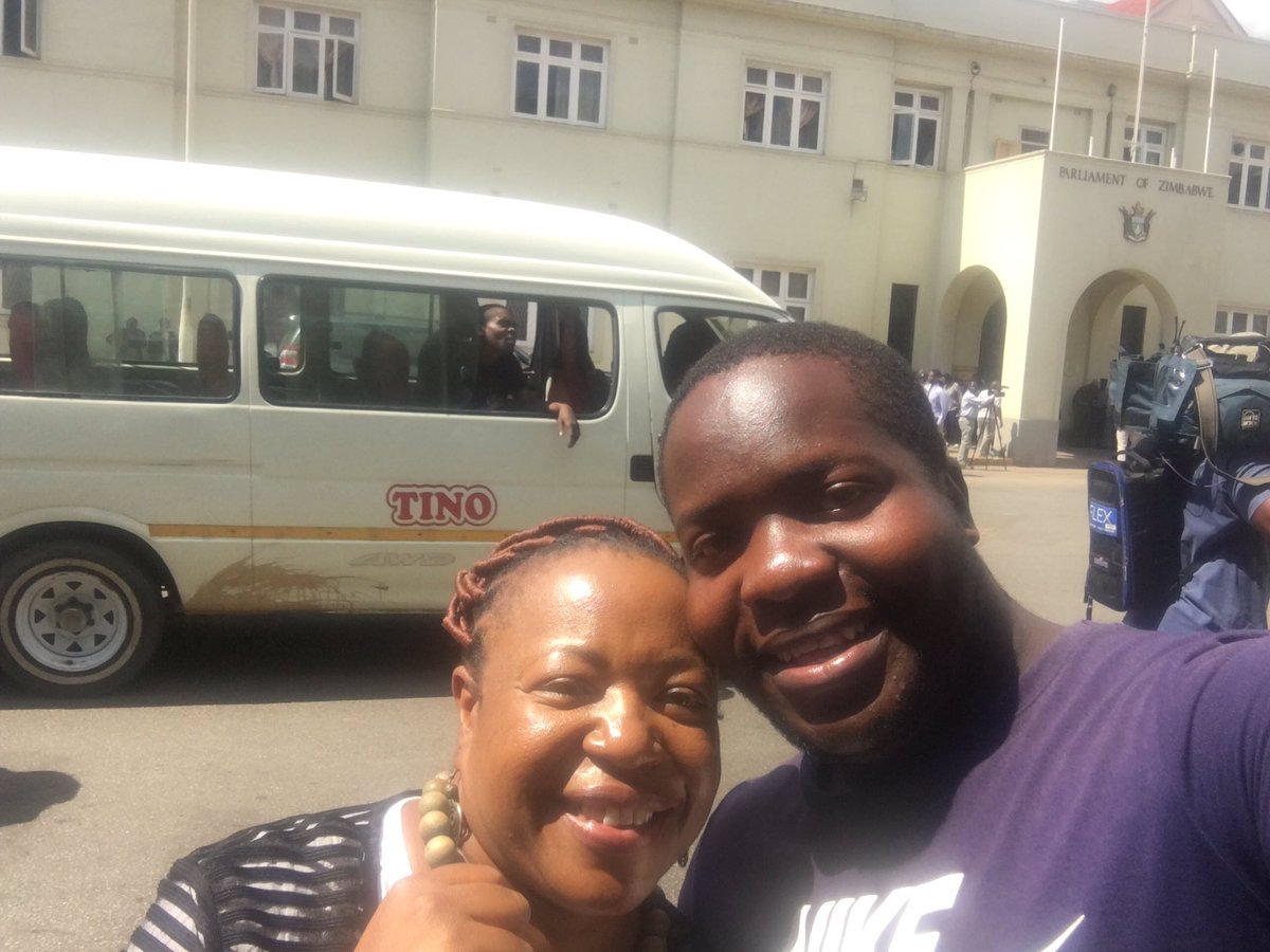 povonewstv's tweet photo. Yard Nat spokesperson with Charity Manyeruke at parliament for #Mugabe impeachment - 21 Nov 2017
#MugabeMustGo #MugabeMustFall #MugabeImpeachment #Zimbabwe #MugabeMustGoNow https://t.co/dJ0ko8imzs