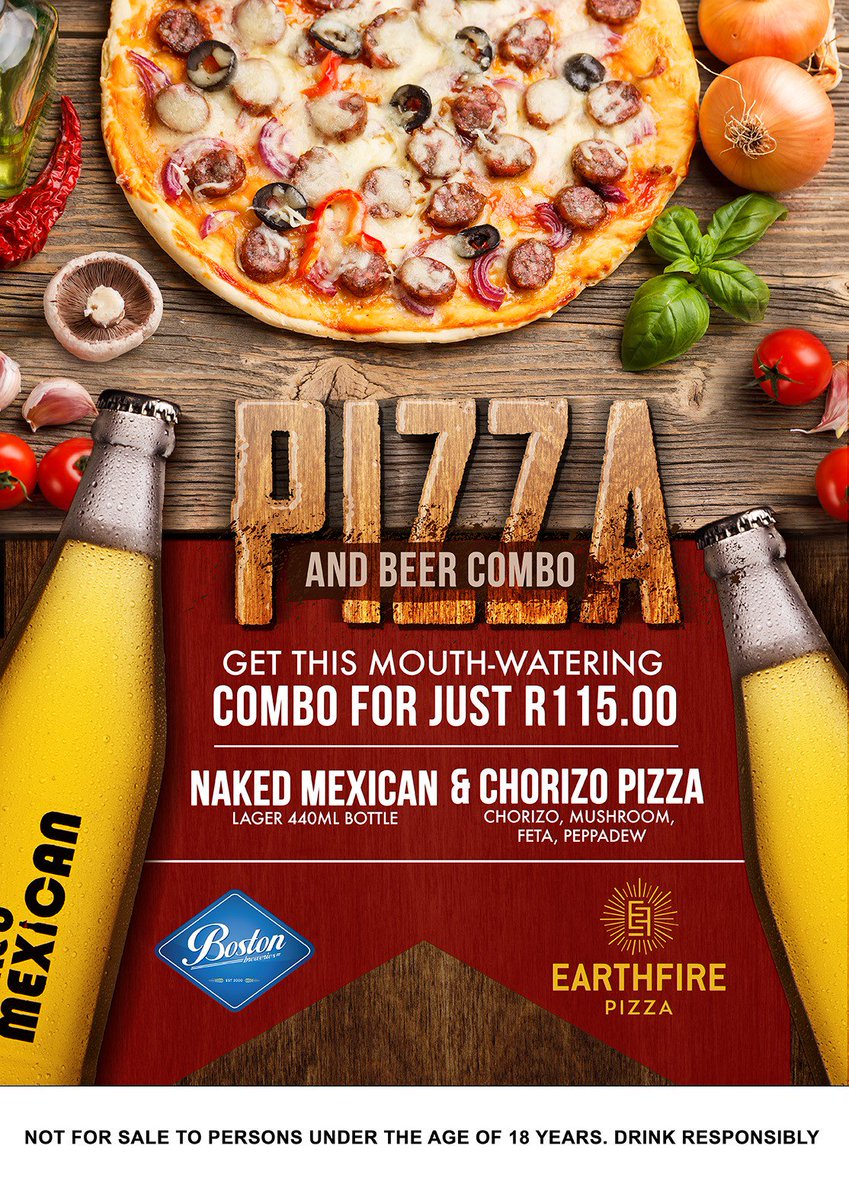 We have teamed up with the awesome <a href="/EarthfirePizza/">Earthfire Pizza</a>  squad for this weekend's Ultimate craft beer experience, #NovemBEER Festival at Root 44 Market Stellenbosch, to bring you this delectable combo ! See you there for good vibes &amp; GREAT craft beer. 🍺🎵 🍕