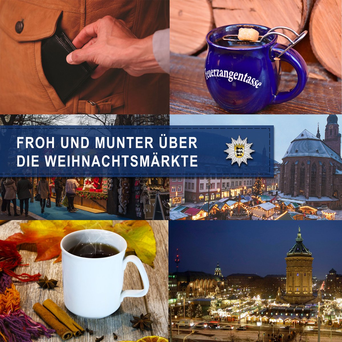 Nächste Woche ist es soweit: Die #Weihnachtsmärkte in #Mannheim, #Heidelberg und im #RheinNeckarKreis öffnen Ihre Hütten! Damit Ihr auch froh und munter zurrückkehrt und nicht ganz schnell #schlussmitlustig ist, beherzigt unsere Tipps: bit.ly/2BaqzKw
