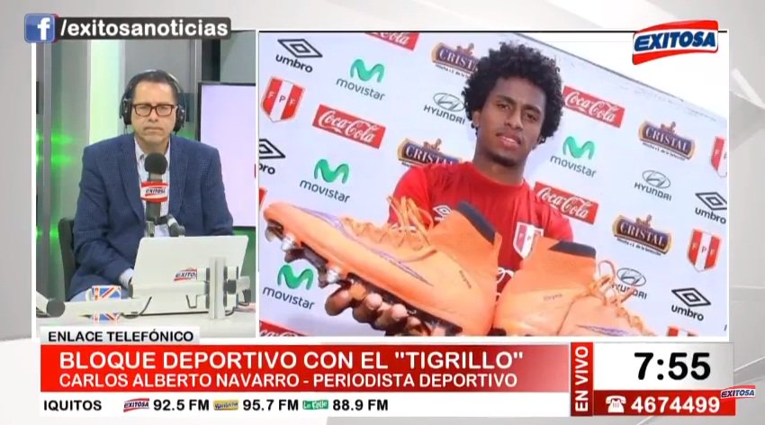 KikeBravoPrado's tweet photo. Ya estamos con @periocan en @exitosape la radio del Perú. El caso de la voleybolista Luz Chocano continúa en investigación, testigos indican que seleccionado Yordy Reyna estuvo presente. https://t.co/so63VBTc32
