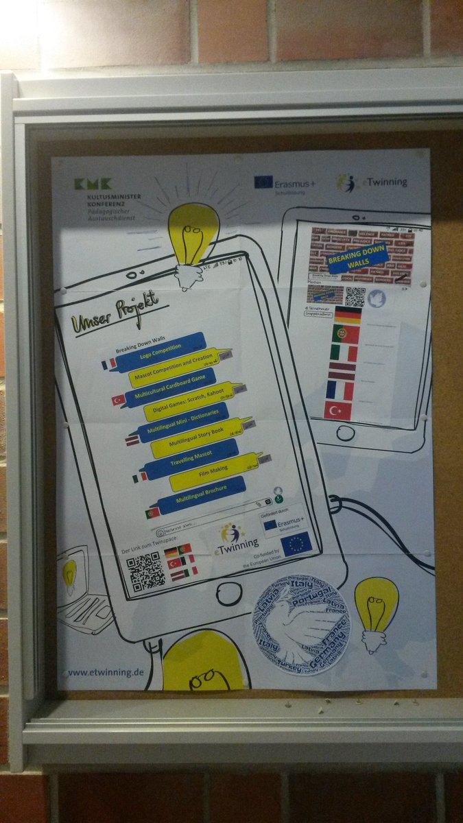 auatGG's tweet photo. Das neue @kmkpad @eTwinning_DE Poster ist perfekt fรผr #ErasmusplusBDW Dissemination ๐ https://t.co/SGPUn763bZ