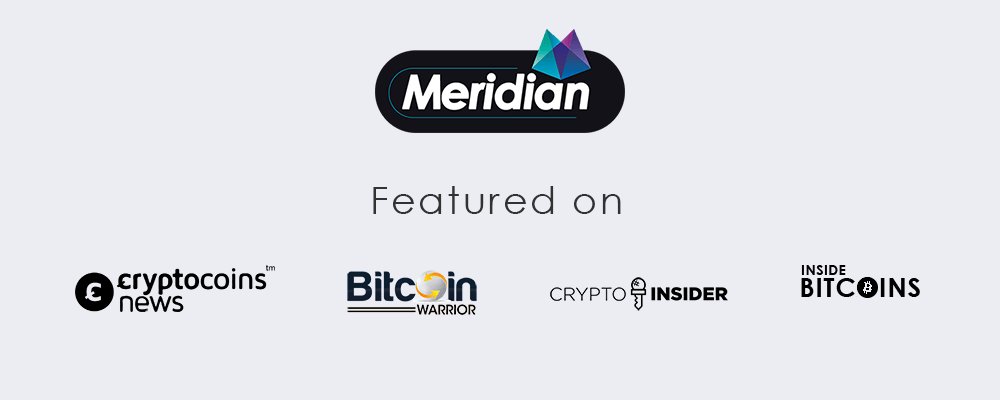 MeridianMDN's tweet photo. #Meridian_MDN has been featured on top #blockchain news outlets. Check out the stories here: https://t.co/CKWFbheRYR https://t.co/uYaoxQCliY