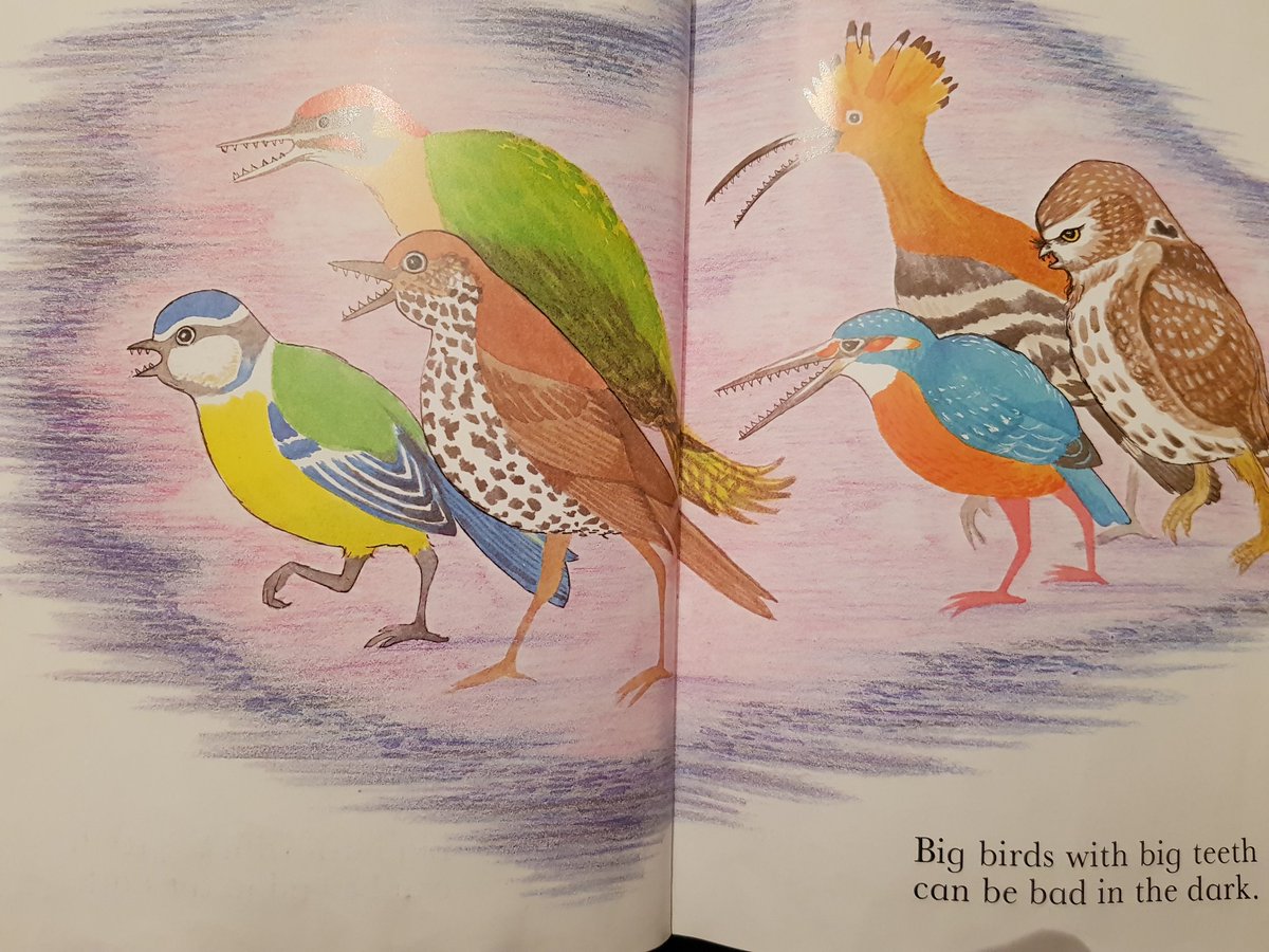 MedicCasts's tweet photo. How on earth is this in a children's book?! #birdswithteeth https://t.co/FynvymLXKJ