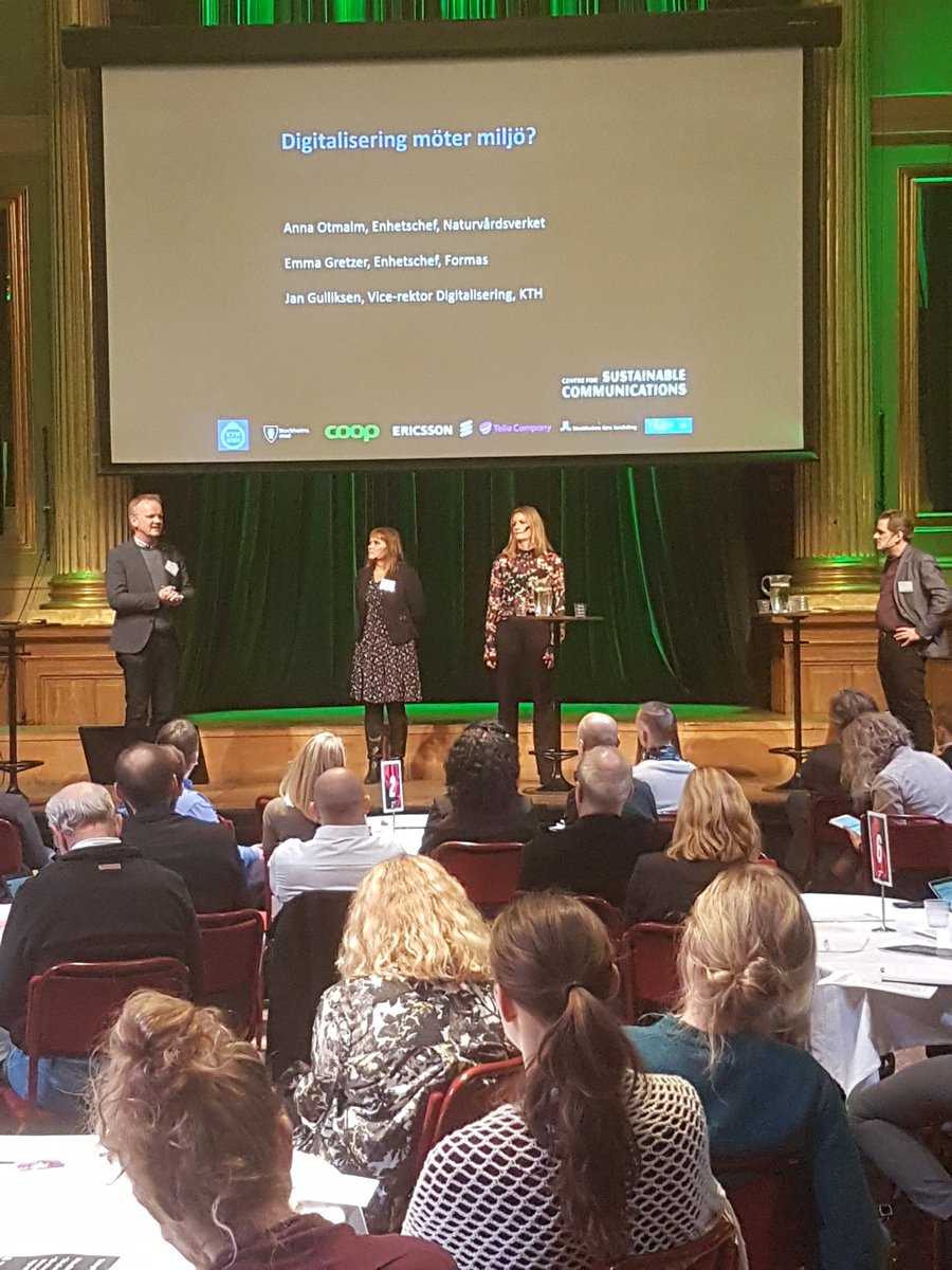 CESC (@kthcesc) on Twitter photo Digitalisering möter miljö? #ict4s <a href="/naturvardsverk/">Naturvårdsverket</a> @pressformas <a href="/KTHuniversity/">KTH Royal Institute of Technology</a> pic.x.com/yRUeDlmNaO Digitalisering möter miljö? #ict4s <a href="/naturvardsverk/">Naturvårdsverket</a> @pressformas <a href="/KTHuniversity/">KTH Royal Institute of Technology</a> pic.x.com/yRUeDlmNaO