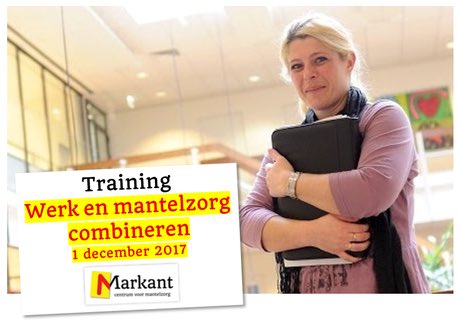 Combineert u een baan met langdurig zorgen voor een naaste die ziek is of een beperking heeft? Kost u dit veel energie? Op 1 december kunt u in Amsterdam de ééndaagse training ‘Werk en mantelzorg combineren’ volgen. Aanmelden: subscriber.e-mark.nl/online.php?db=… #amsterdam
