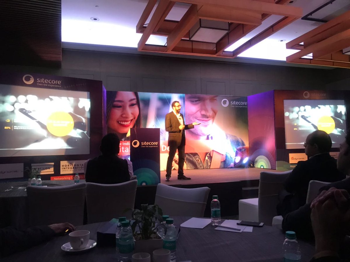 GoAltudo's tweet photo. Glimpses from Sitecore India Conference 2017 - Delhi with Rahul Khosla, CEO and Founder, edynamic. #SitecoreDDT #DigitalDestinyTour https://t.co/6qe0DCbWdi