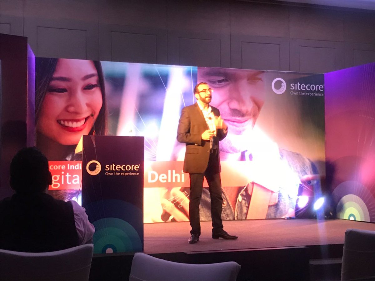 GoAltudo's tweet photo. Glimpses from Sitecore India Conference 2017 - Delhi with Rahul Khosla, CEO and Founder, edynamic. #SitecoreDDT #DigitalDestinyTour https://t.co/6qe0DCbWdi