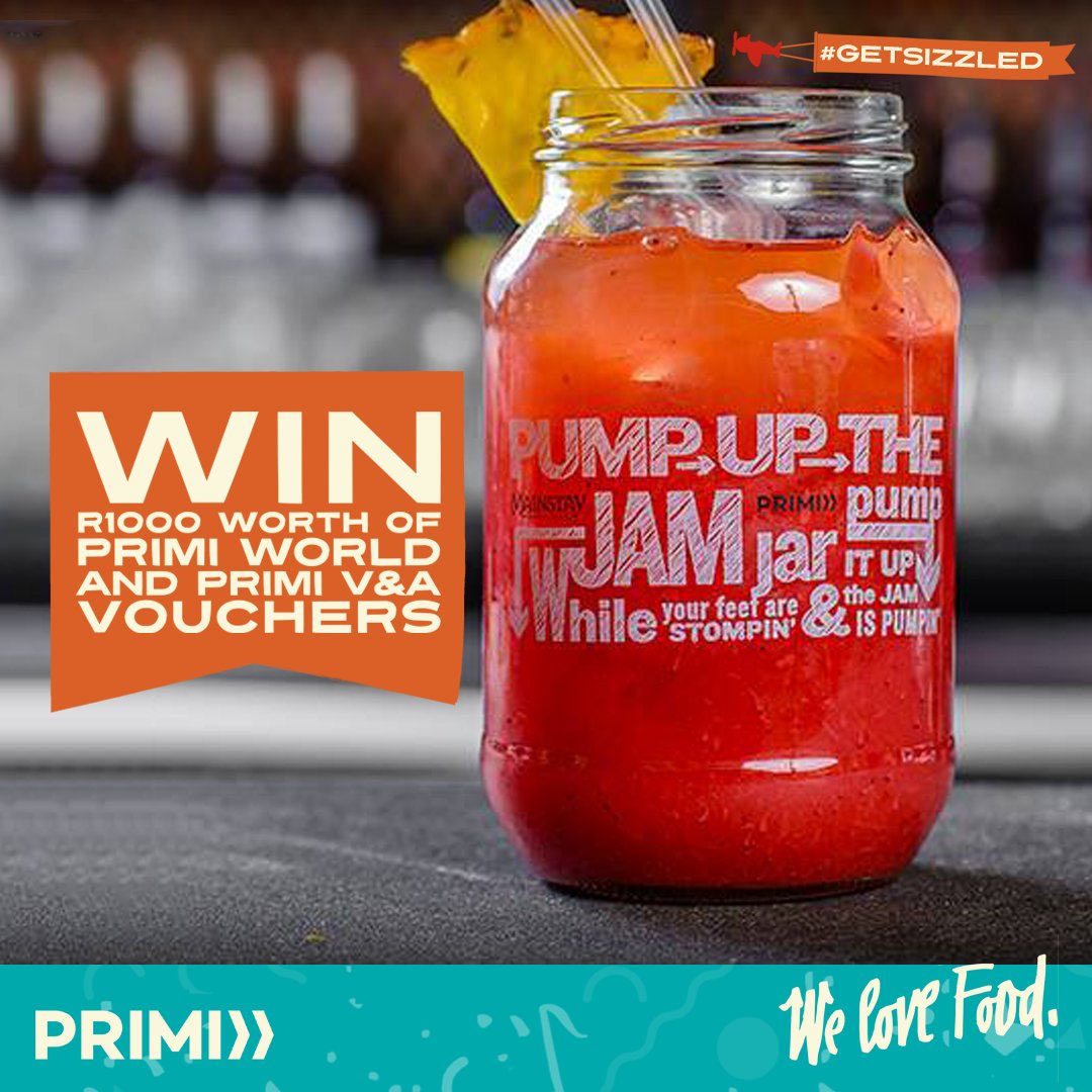 Sizzled_Cpt's tweet photo. Fam we have some major news. Like we, our Sizzling family over at PRIMI, 'LOVES GOOD FOOD' &amp; knows how to 'PUMP UP THE JAM'. Experience the excitement, joy and adventure at the official Sizzled #FUNFORT &amp; you could WIN R1000 worth of PRIMI V&amp;A Waterfront &amp; WORLD. #GetSizzled 🔥😍 https://t.co/IvRAB9gfW1