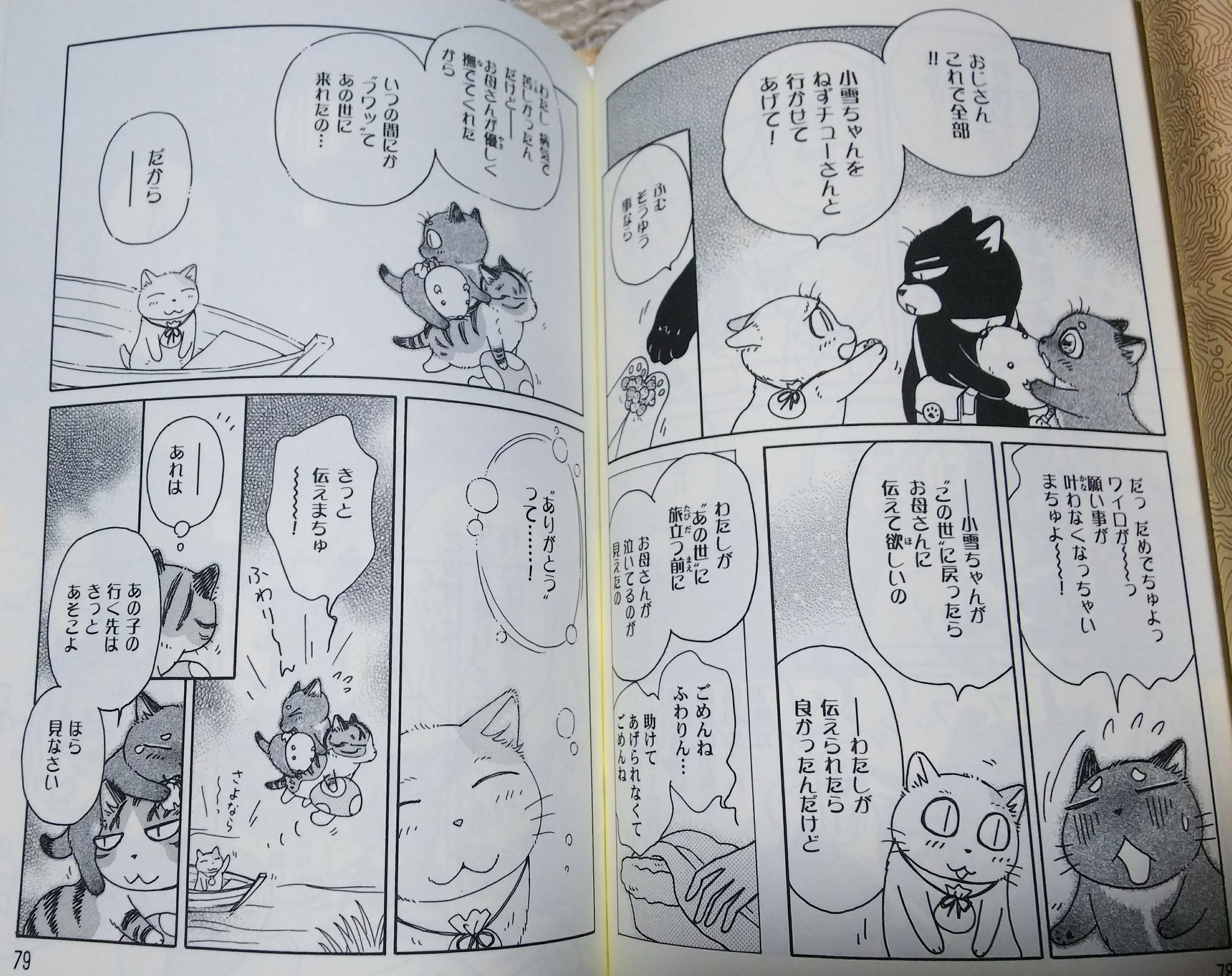 O Xrhsths 埴輪m F Sto Twitter キジトラ猫の小梅さん の主人公 小梅さんのモデルのさくらちゃんが虹の橋を渡って行ったと単行本読んで知りました 13巻のふわりんちゃんみたいに ほしの先生に ありがとう って言っていると思うな キジトラ猫の小梅さん