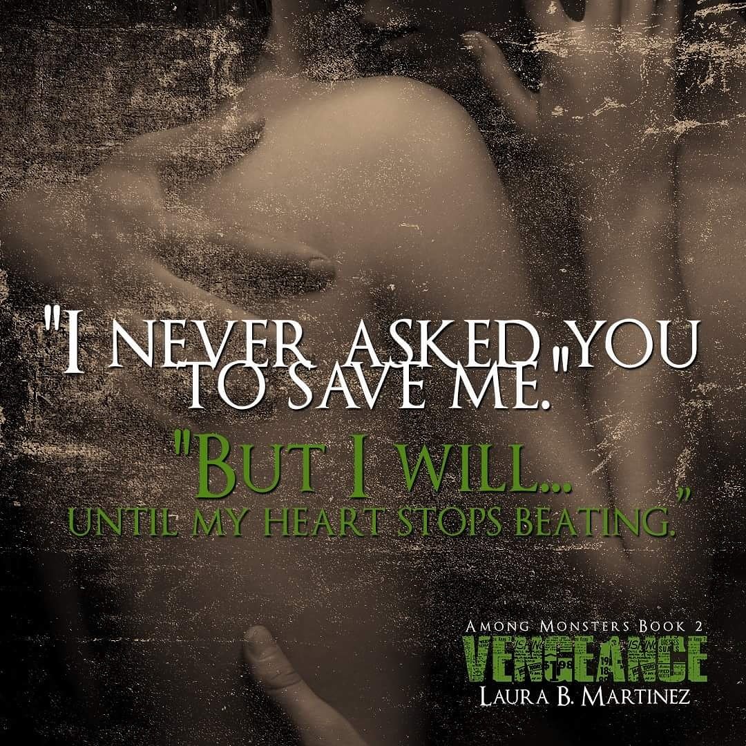 cheril_olmsted's tweet photo. β
β
β
Teaser Tuesday β
β
β
#Vengeance by @LauBMtz is #ComingSoon
Release date: November 30th, 2017
Genre: Dark Romance / Romantic Suspense
Blogger sign up: https://t.co/8Xld2MolMg
Add to your #TBR: https://t.co/8QZjCav2ue
#TeaserTuesday #SebastianIsComing #AmongMonsters2 https://t.co/fNmntSR93f