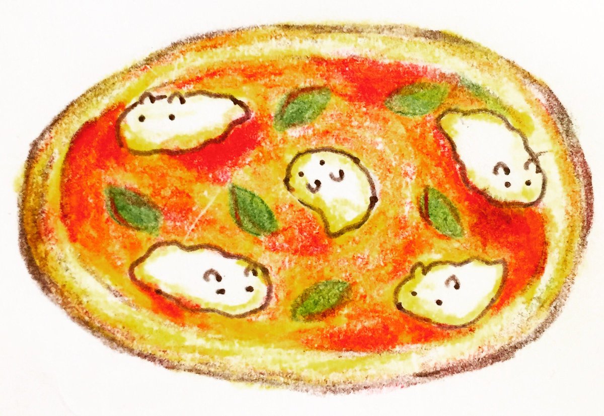 モッツァレラチーズウミウシ 1日1絵 アナログ よこみぞゆり 絵本すみっコ新刊発売中のイラスト