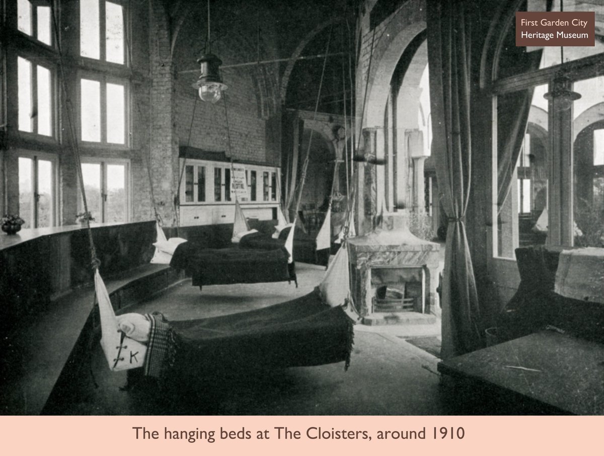 FuneralCloister's tweet photo. Take a look back to when The Cloisters was an open air school. Beautiful. @FuneralCloister #heritageletchworth #letchworth #heritage https://t.co/zOrJHhBWAt