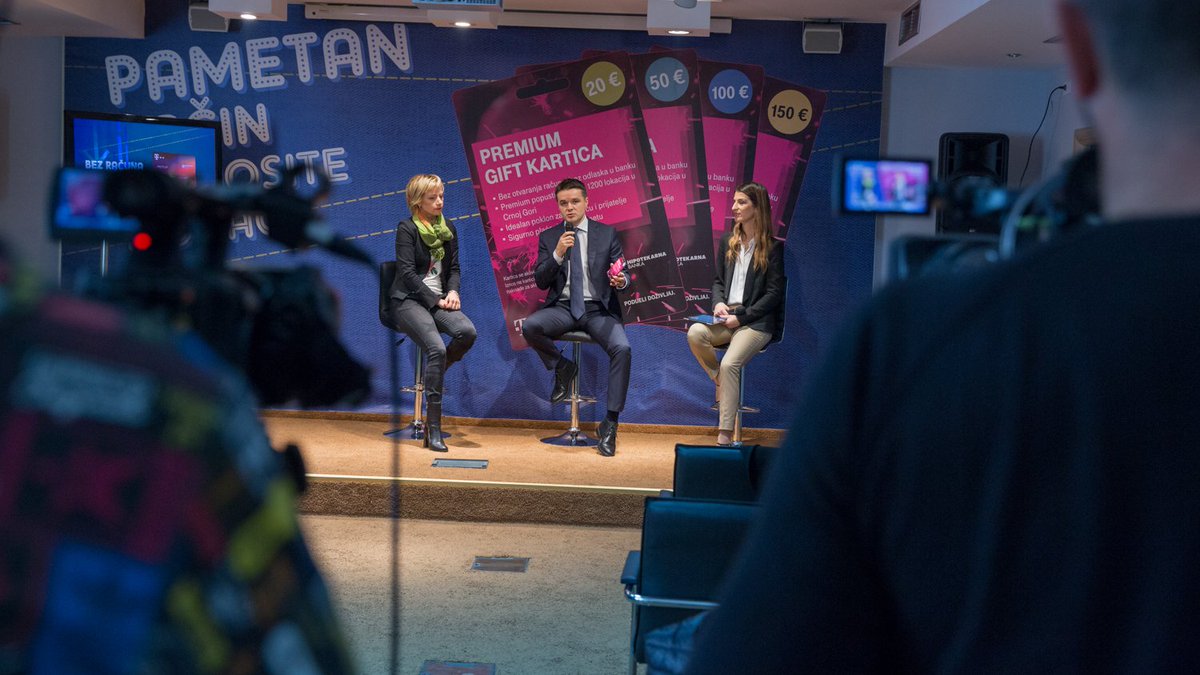 Hipotekarna banka i <a href="/CTelekom/">Crnogorski Telekom</a> predstavili su danas #PremiumGift karticu, prvu karticu na tržištu koja ne zahtijeva obavezan odlazak u banku! Korisnicima će donijeti brojne pogodnosti. Za dodatne informacije posjetite: hipotekarnabanka.com/stanovnistvo/p…