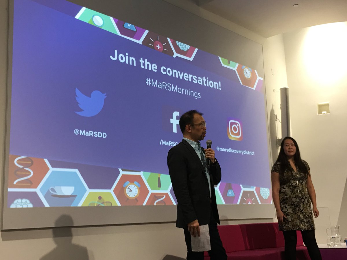 AllysonHewitt's tweet photo. #MaRSMornings @ByDamiva with a focus on women’s health @MaRSDD @yingtam https://t.co/8PRHCg1UcJ