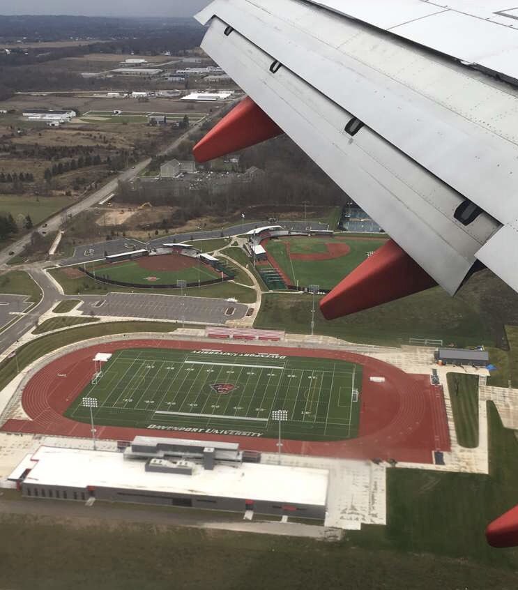 DU_SBALL's tweet photo. Awesome aerial view of our @WeAreFarmers Athletic Complex! #DUDifference #PhotoCred2OurAT https://t.co/FdjeO70Xwu