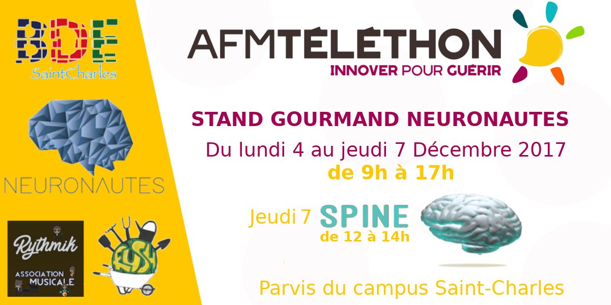 SPINEscience's tweet photo. Retrouvez-nous jeudi 7 décembre (12h-14h) sur le parvis du campus Saint Charles #Marseille pour tester SPINE, le jeu de neurosciences participatives ! https://t.co/lAbH36FzDC