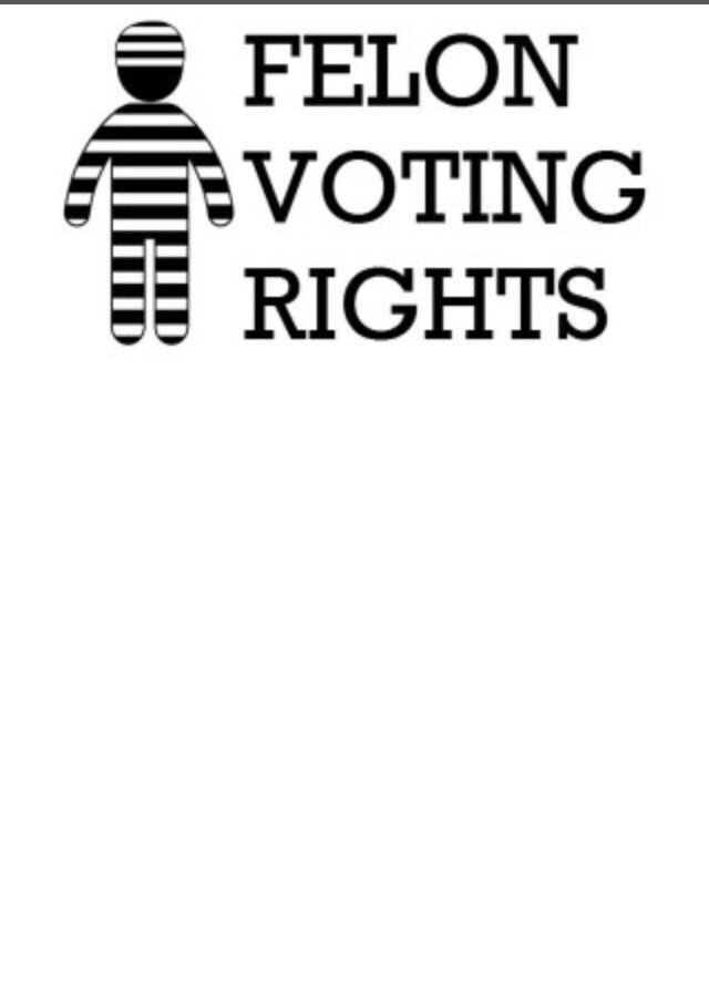 Danialv26's tweet photo. In Florida, more than 10 percent of its residents cannot vote due to felonies that are non violent. Let’s break barriers!!! 🤝 https://t.co/UPPG57gTTE