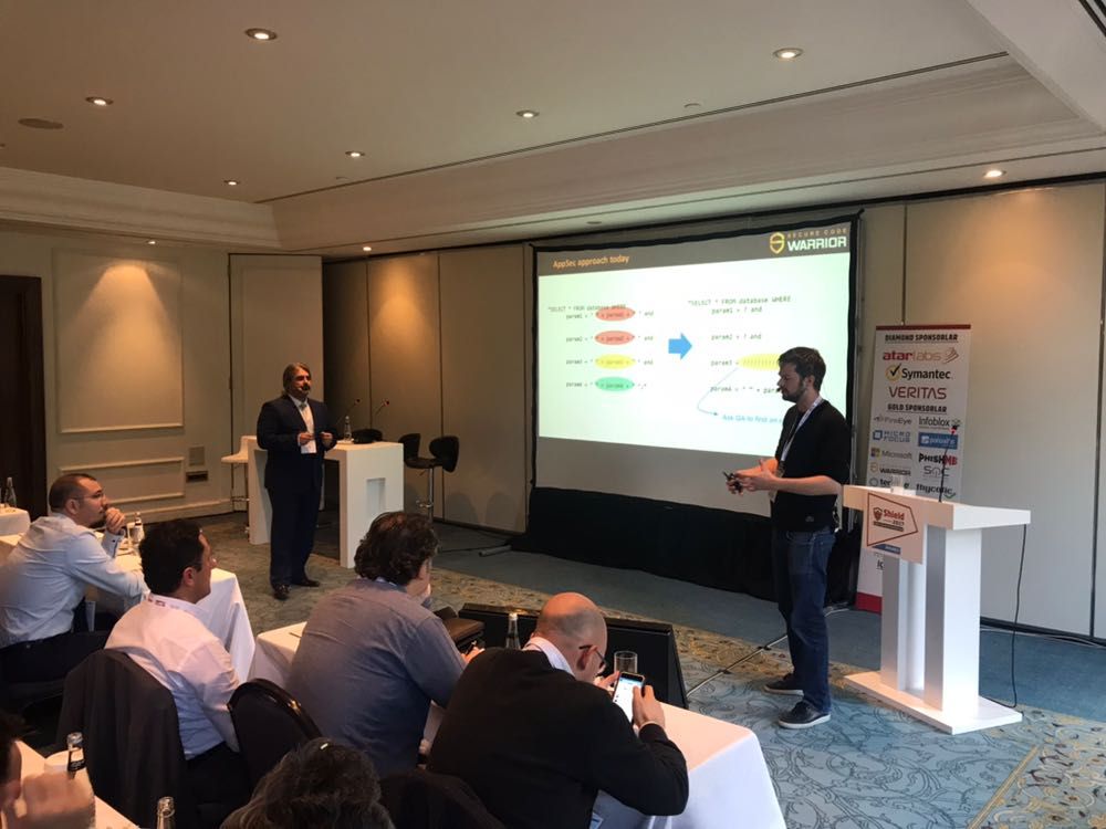 InnoveraBT's tweet photo. Matias Madou presents: How to Optimise Your Application Security Budget @mmadou #Shield2017 https://t.co/t1rsEKSj7s
