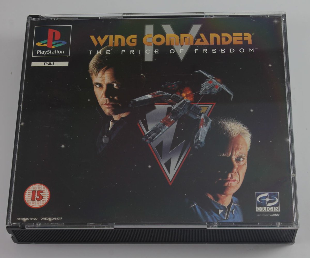 chilloutgames's tweet image. Big Box - #Playstation: #WingCommanderIv (5 photos) chilloutgames.co.uk/PS1/Wing_Comma…