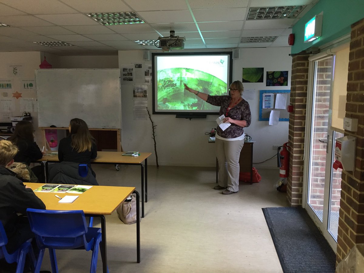 SueReed_Hort's tweet photo. Laura from @PerennialGRBS explaining the support offered to #Horticulture workers @Brinsbury. A fantastic charity. https://t.co/IUET4Er0dk
