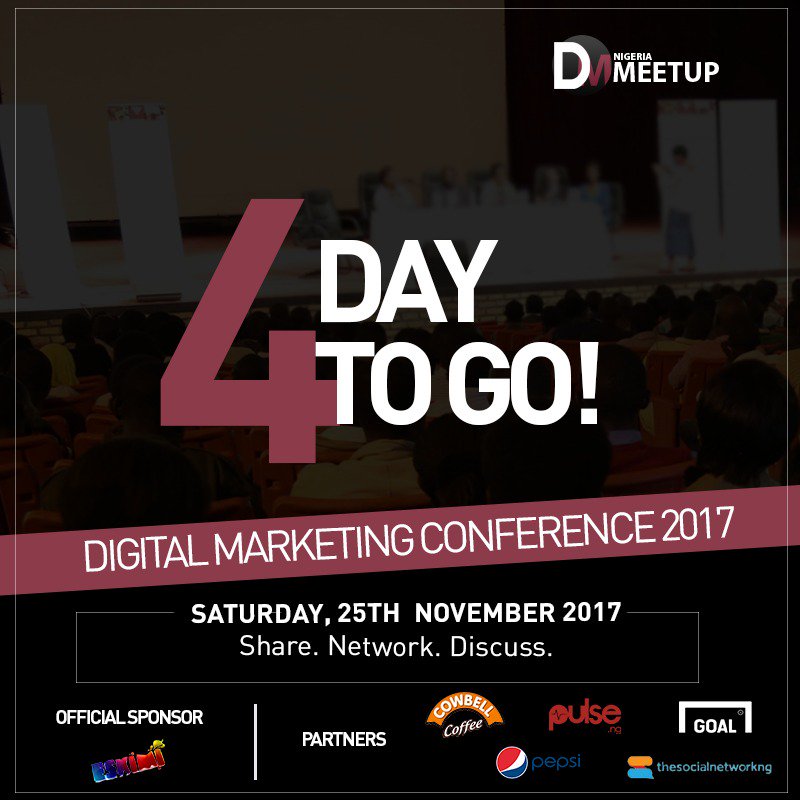 carolinewabara's tweet photo. No. 1 reason why you must attend #DMC2017 conference this Saturday:
NETWORKING.
Very beneficial and rewarding.
I landed one client at the last #DigiclanDev event.
Won't miss this next chance to network with prospective clients. https://t.co/XkbTx5XRPR
