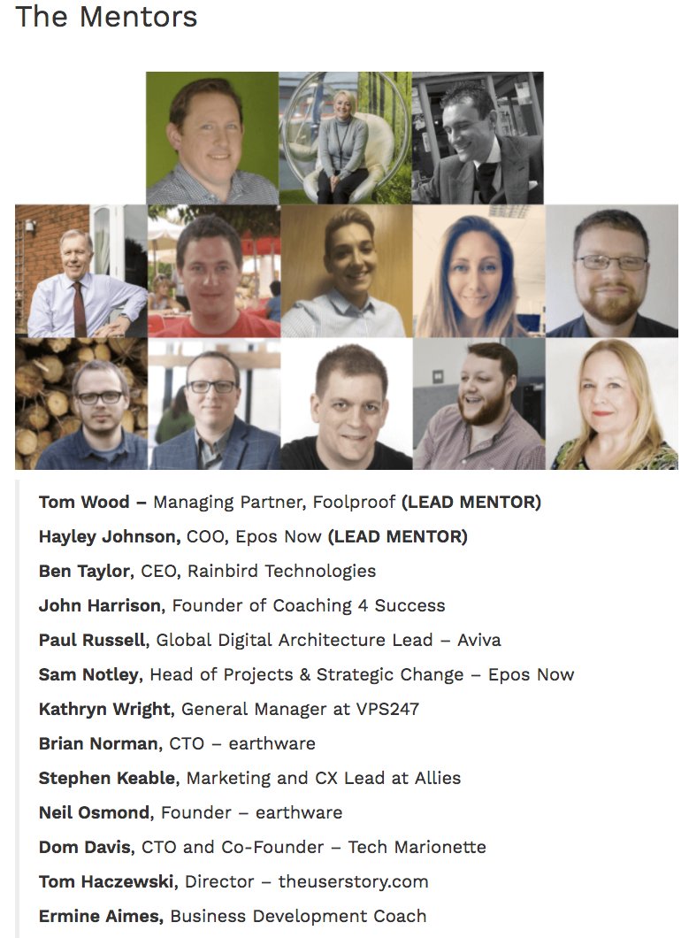 Sync the City 2017 Mentoring Squad!  Ready to make our #SynctheCity startups rocket to success, headed by Lead Mentors <a href="/Foolproofer/">Tom Wood</a> &amp; <a href="/Jonse78/">Hayley johnson</a>