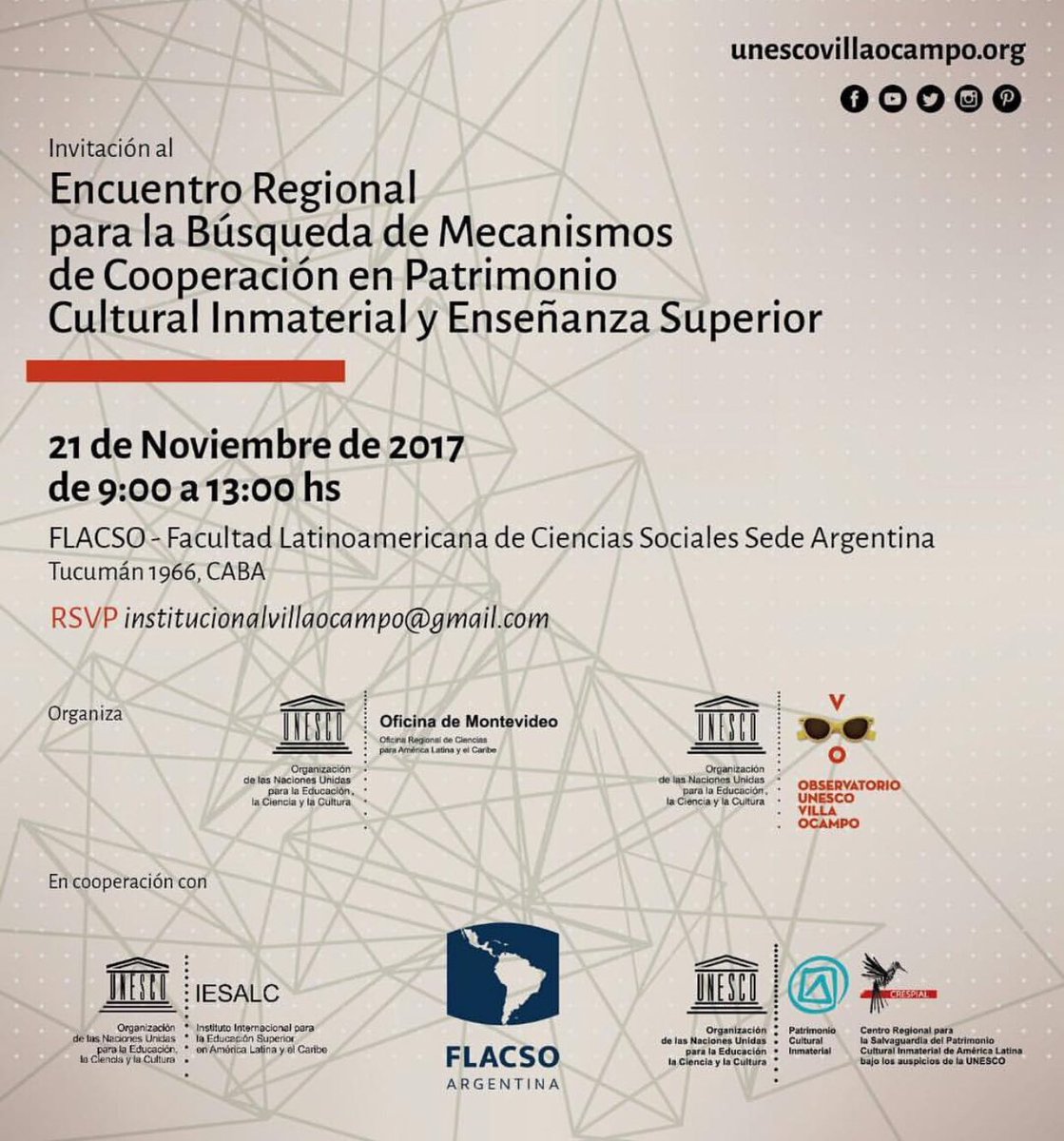 IgnacioRivs's tweet photo. #Hoy en #FLACSO #mecanismosdecooperacion #patrimonioculturalinmaterial #educacion #Cultura #BsAs #Argentina https://t.co/rJywSGx1JM