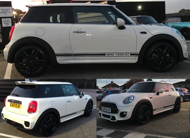 LloydMINI's tweet image. BREAKING NEWS! The limited edition #MINI #1499GT is also available in white. What do you think? With only 1499 available in the UK, don't wait to get your hands on one. Find out more here: bit.ly/2zVPaVK