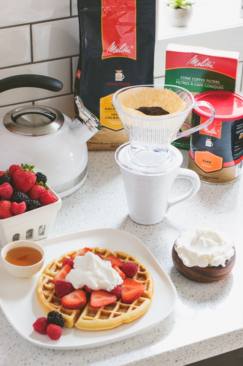 BrittanyStager's tweet photo. I don't know how I would make it through the day without #coffee! Thank goodness @MelittaCA's pour-over makes it easy to brew a fresh cup at home! Learn more about it here: https://t.co/lcSB2KehvO #MakeItMelitta #Ad https://t.co/yN4ReXx4Lo