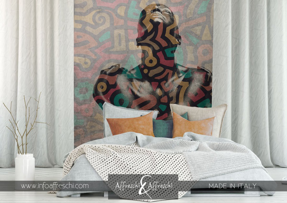 infoaffreschi's tweet photo. Bespoke mural made of real plaster #wallcoverings #mural #walls #walldecoration #interiordesigner #interiors #TISE2018 #grandesignslive #salonedelmobile #decorex https://t.co/f5V0jq7SEQ