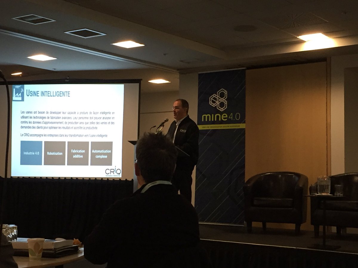 MmottaV's tweet photo. Les leviers technologiques du 4.0 au service du secteur minier #QuébecMines #Mines 4.0 https://t.co/LBSxqpB32s
