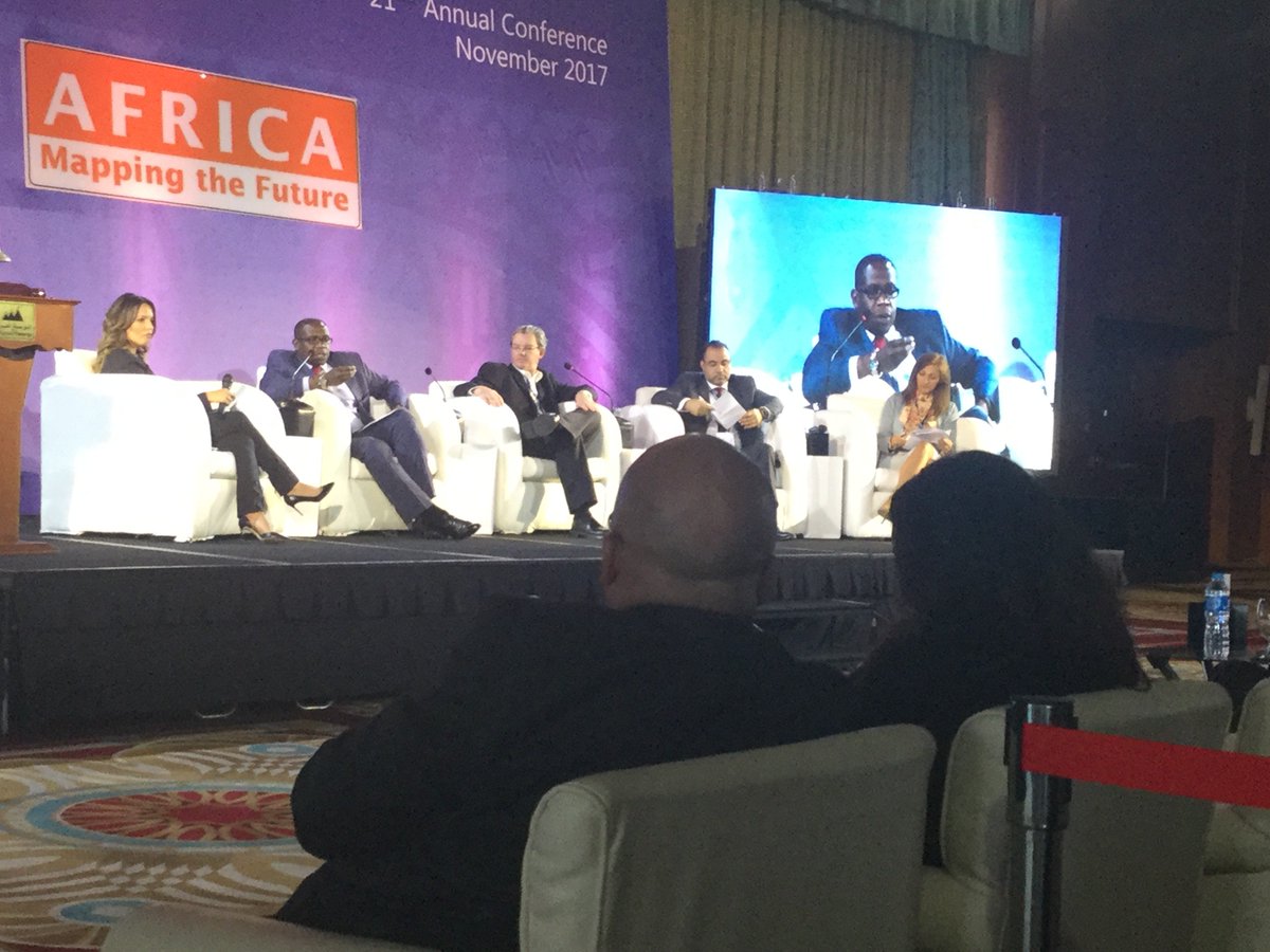 AseaSecretariat's tweet photo. #ASEAConference #Panel8: "Forms of Integration among African Markets"             Moderator: Ms @SellouaChakri  Panelists: Mr @g_odundo ,CEO @NSEKenya, Mr. Tiann Bazuin, CEO, Namibia Stock Exchange, Dr. Fadi Khalaf, Mr. Paul McKeown, @Nasdaq  #Egypt #Cairo @African_Markets https://t.co/1JTVLzngkL