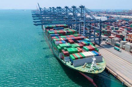 MPSISAO's tweet photo. Container #ship loading plans are 'easily hackable' by manipulating the vessel stowage plan or "Bay Plan" https://t.co/VKnAzQonwe via @TheRegister #maritime #shipping #port #terminal #cybersecurity https://t.co/3HfC0ieZyD
